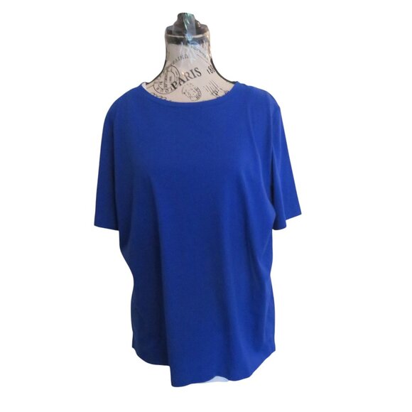Eileen Fisher Light Weight Top, Size Large, Royal Blue - Very Good Pre-owned - Picture 2 of 8
